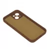 iLike Capa de silicone para Samsung Galaxy A37 5G, castanho