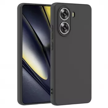 Capa de silicone iLike para Xiaomi Poco X7 Pro 5G - preta