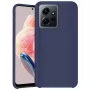 Capa de silicone iLike para Xiaomi Redmi Note 12 4G azul-escuro