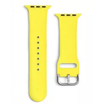 iLike Bracelete de Silicone APS Silicone Watch Band 8/7/6/5/4/3/2 / SE (41/40/38mm) Amarela
