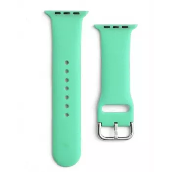 iLike Bracelete em Silicone APS para Apple Watch 8/7/6/5/4/3/2/SE (41/40/38mm) Menta