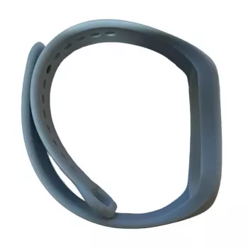 iLike Bracelete de Silicone para Xiaomi Mi Band 5 / 6 / 7 (18x250mm) Azul-claro