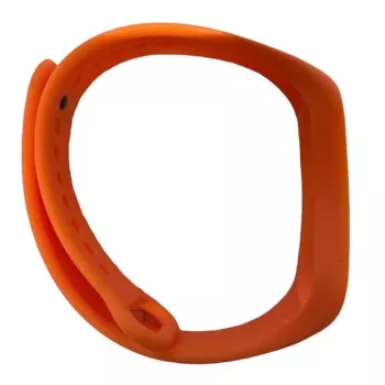 iLike bracelete de silicone para Xiaomi Mi Band 5 / 6 / 7 (18x250mm) laranja
