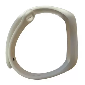 iLike Bracelete de silicone para Xiaomi Mi Band 5 / 6 / 7 (18x250mm) branco