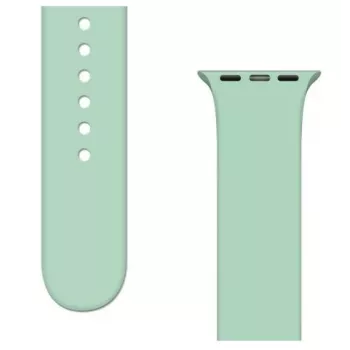 Pulseira de Silicone iLike para Apple Watch Ultra/8/7/6/5/4/3/2/SE (49/45/44/42mm) - Verde Claro