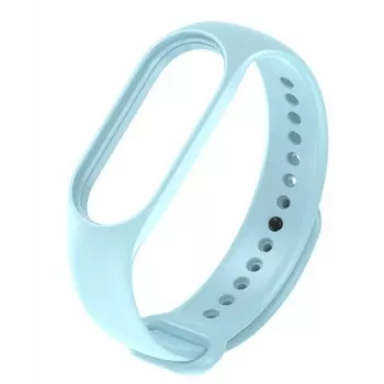 iLike Bracelete de substituição em silicone azul-claro para Smart Band 7