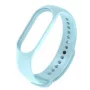 iLike Bracelete de substituição em silicone azul-claro para Smart Band 7