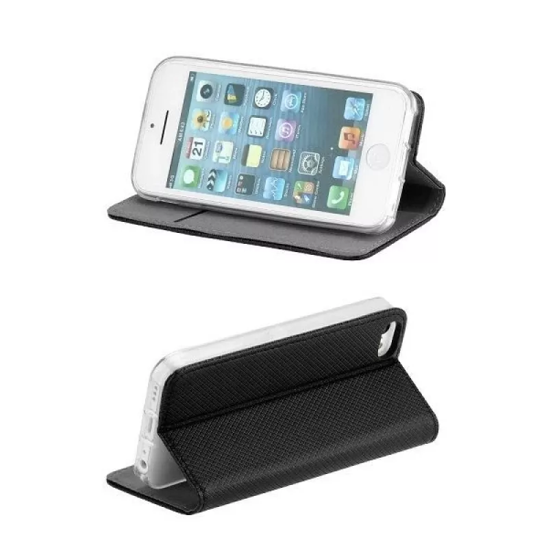 iLike Capa tipo livro Smart Magnet para Xiaomi Redmi A3, preta