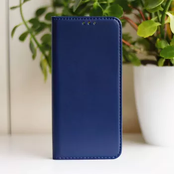Capa magnética inteligente iLike para Xiaomi Redmi A7 Pro - Azul-marinho