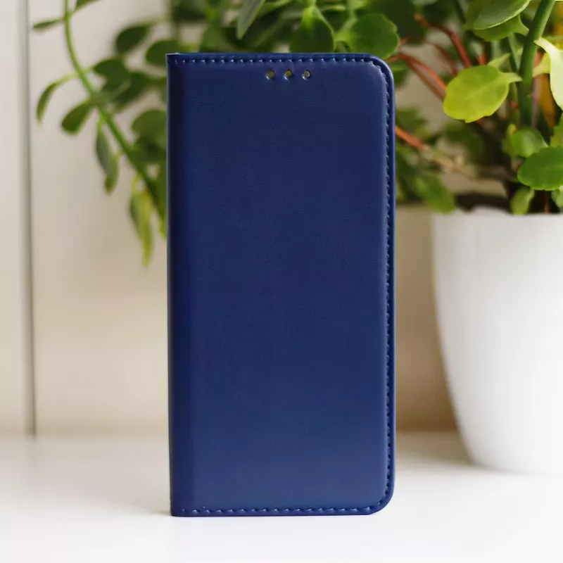 Capa magnética inteligente iLike para Xiaomi Redmi A7 Pro - Azul-marinho