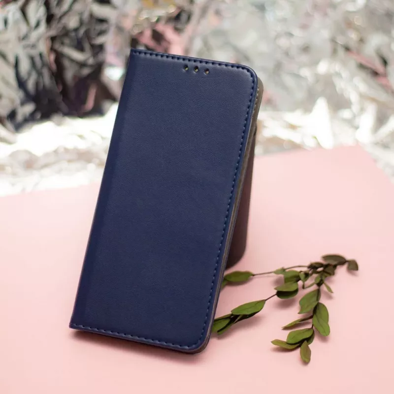 Capa magnética inteligente iLike para Xiaomi Redmi A7 Pro - Azul-marinho