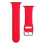 iLike Strap APS Bracelete de silicone para Apple Watch 8/7/6/5/4/3/2/SE (41/40/38 mm) vermelha