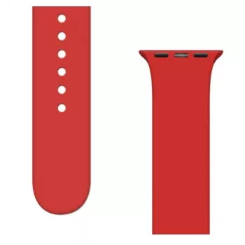 Pulseira de silicone iLike Strap APS para Apple Watch 8/7/6/5/4/3/2/SE (41/40/38mm) Vermelho