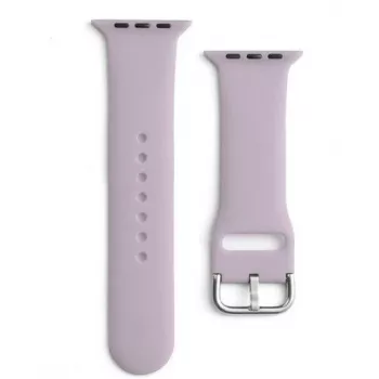 Pulseira de silicone iLike Strap APS para Apple Watch 8/7/6/5/4/3/2/SE (41/40/38mm) Roxo