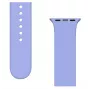 iLike Bracelete de silicone Strap APS para Apple Watch Ultra / 8/7/6/5/4/3/2 / SE (45/44/42 mm) - lilás