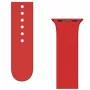 iLike Bracelete de silicone APS para Apple Watch Ultra / Series 8/7/6/5/4/3/2 / SE (45/44/42mm) - vermelho