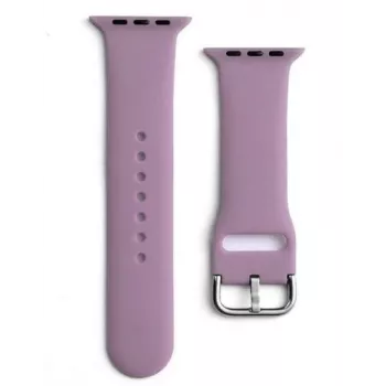 Pulseira de Silicone iLike Strap APS para Watch Ultra / 8/7/6/5/4/3/2 / SE (49/45/44/42mm) Roxa