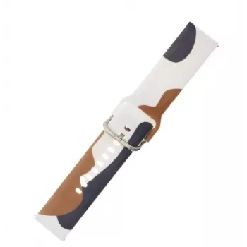 iLike bracelete Strap Moro Band em silicone camo para Samsung Galaxy Watch 42mm