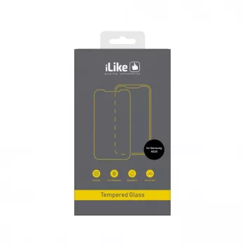 iLike Protetor de ecrã em vidro temperado para Samsung Galaxy A02s (0,33 mm, transparente)