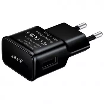 iLike Carregador de viagem ITC01 preto