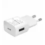Carregador de viagem iLike ITC01 branco - carregador de parede USB-A 5W com ficha EU