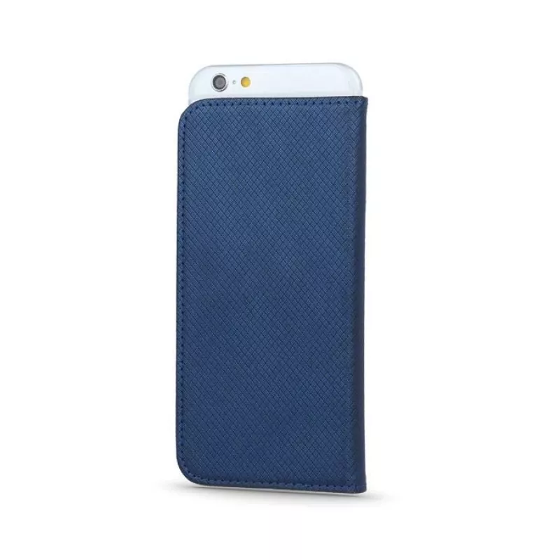 Capa carteira iLike Universal Smart Magnet 4.7-5.3 azul-escura
