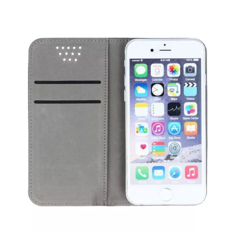 Capa universal com íman iLike Smart Magnet 4,7-5,3 dourada