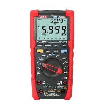 Multímetro digital ILIKE UT195DS True RMS com proteção IP65, CAT III 1000V/CAT IV 600V, 60000 contagens, LoZ, LPF, Data Hold, retroiluminação