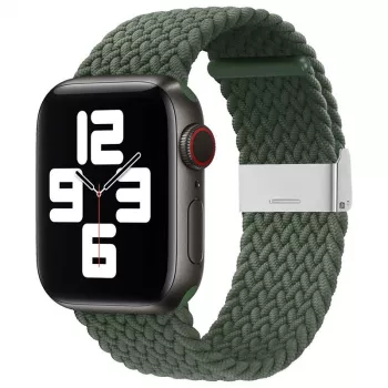 iLike Watch 38/40/41mm Pulseira de Tecido Entrançado Verde