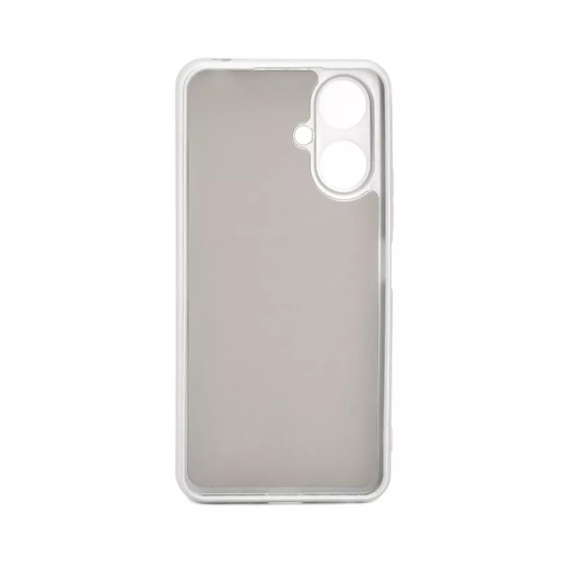 Capa de silicone nano iLike para Xiaomi Poco M6 prateada