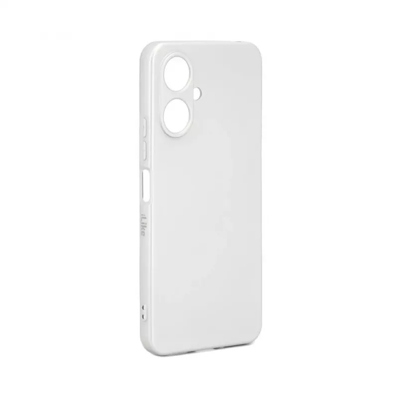 Capa de silicone nano iLike para Xiaomi Poco M6 prateada
