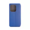 iLike Capa tipo livro Slim para Xiaomi Poco M6 Pro azul meia-noite
