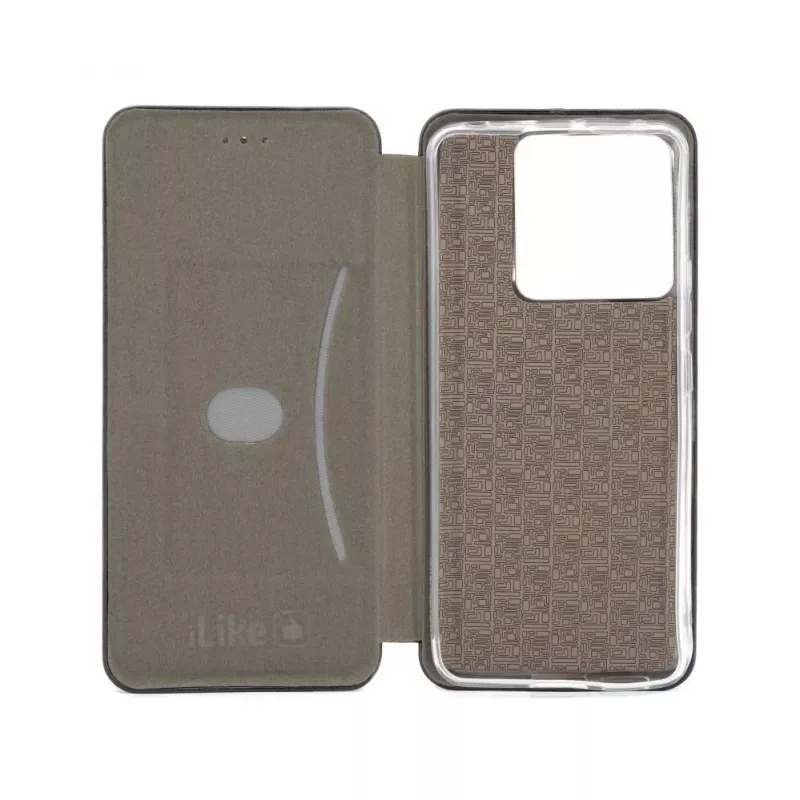 Capa tipo livro fina iLike para Xiaomi Poco X6 preta