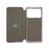 iLike capa tipo livro Slim para Xiaomi Poco X6 Pro, vermelho