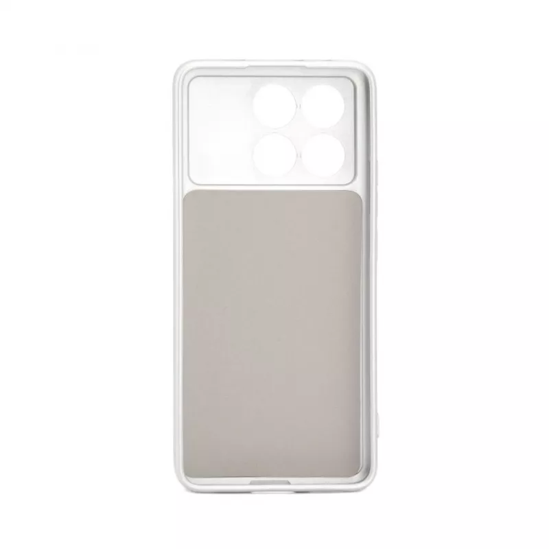 iLike Capa de silicone nano para Xiaomi Poco X6 Pro prateada