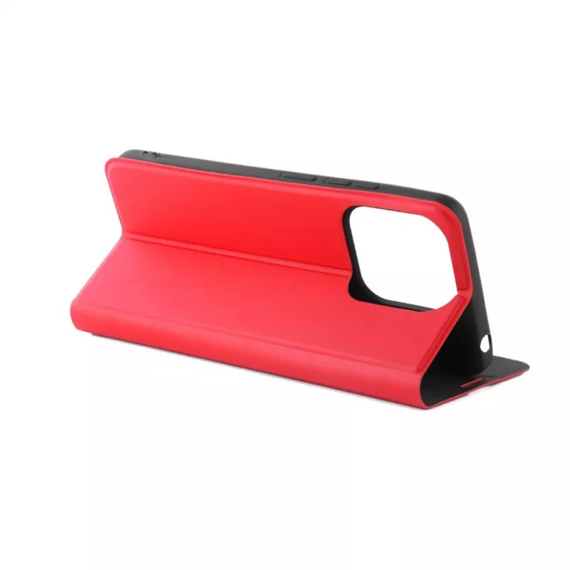 iLike Xiaomi Redmi 12C Capa tipo livro Slim vermelha