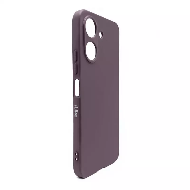 Capa de silicone nano iLike para Xiaomi Redmi 13C 4G / Poco C65 roxa