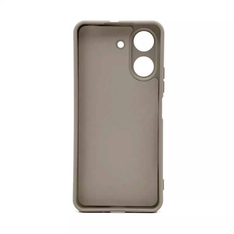 Capa em silicone Nano iLike para Xiaomi Redmi 13C 4G / Poco C65 prateada