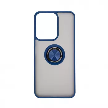 iLike Xiaomi Redmi 13C 5G Capa Híbrida com Anel Azul Escuro