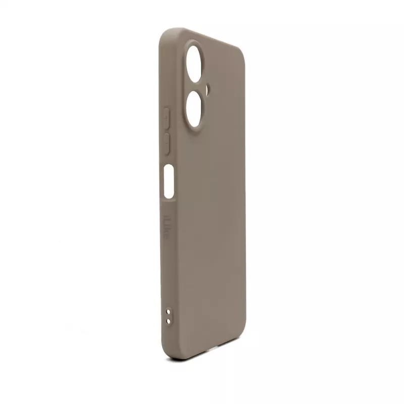 Capa de silicone nano iLike para Xiaomi Redmi 13C 5G prateada