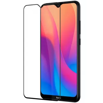 Protetor de ecrã em vidro temperado 2.5D Full Glue com moldura preta iLike para Xiaomi Redmi 8A