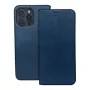 Capa Smart Suede iLike para Xiaomi Redmi A3 4G (Global) azul-marinho