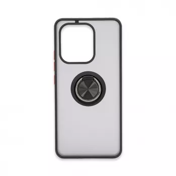 Capa híbrida iLike com anel para Xiaomi Redmi Note 13 4G preta