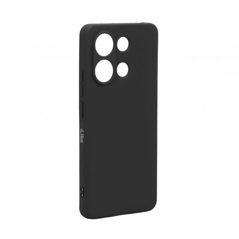 Capa de silicone nano iLike para Xiaomi Redmi Note 13 4G, preto