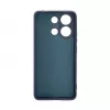iLike Capa de silicone nano para Xiaomi Redmi Note 13 4G azul-meia-noite
