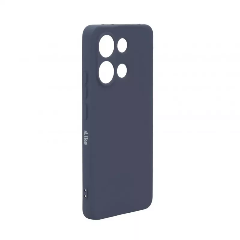 iLike Capa de silicone nano para Xiaomi Redmi Note 13 4G azul-meia-noite