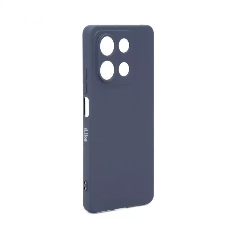 iLike Capa de Silicone Nano para Xiaomi Redmi Note 13 5G Azul-meia-noite