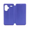 iLike Capa tipo livro Slim para Xiaomi Redmi Note 13 Pro Plus 5G azul-meia-noite