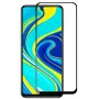 iLike Protetor de ecrã em vidro temperado Full Glue com moldura preta para Xiaomi Redmi Note 9 / Redmi 9T / Poco M3