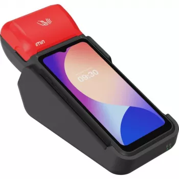 iMin I23M01 Swift 2 docking station - estação de carregamento e hub de rede para terminal POS móvel, preto
